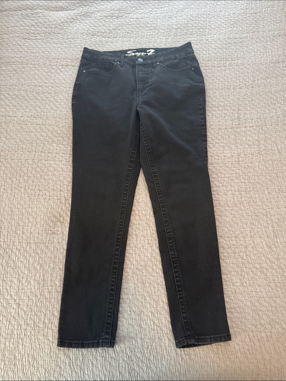 Seven7 Tummyless High Rise Skinny Jeans